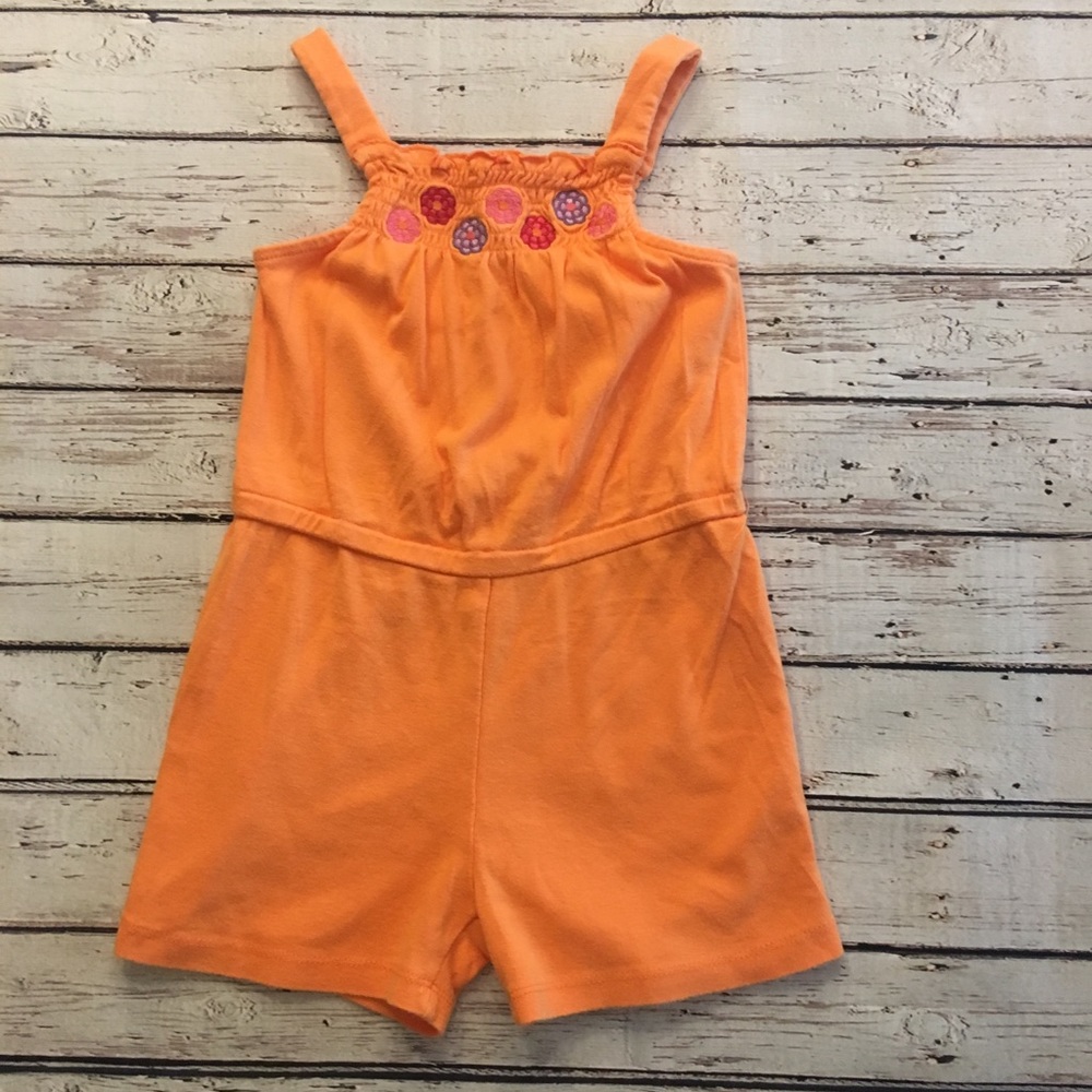Gymboree Orange Romper